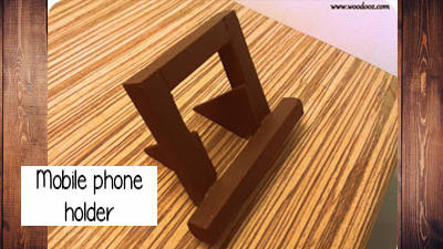 Make your own mobile phone holder