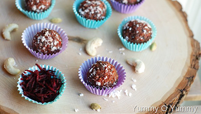 Young Chef 5 – Beetroot Coconut Laddu