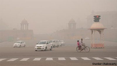 Smog in Delhi