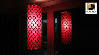 Make your own mesh lampshade