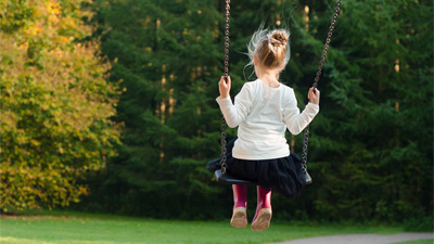 Swinging at the Park