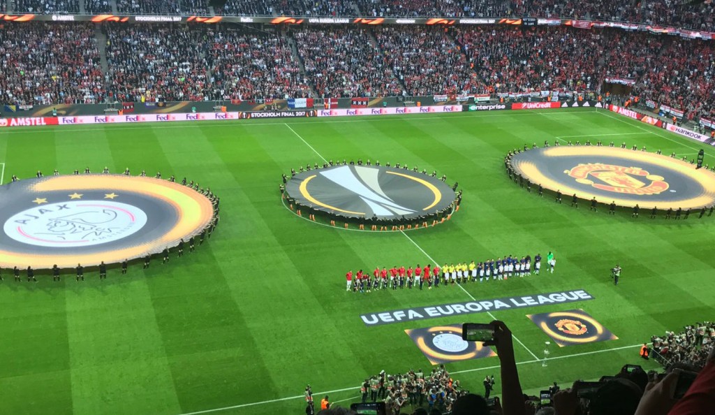 Silver Lining: Manchester United won the Europa League final in Stockholm and dedicated the win to the people of Manchester after the recent bomb attack