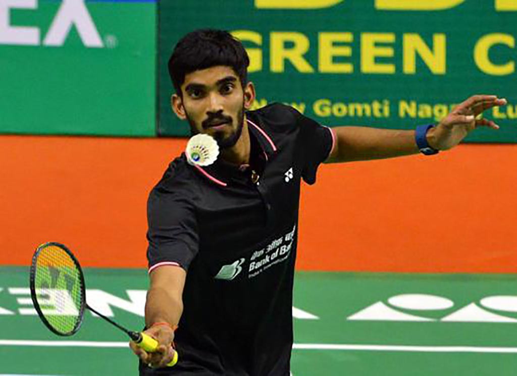 BADMINTON: Kidambi Srikanth won his third Superseries title, lifting the Indonesia Open men’s singles trophy with a straight-game victory over Japanese qualifier Kazumasa Sakai in the finals on June 18.