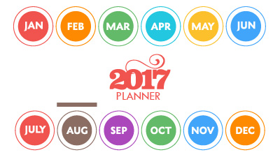 My Monthly Planner: August 2017