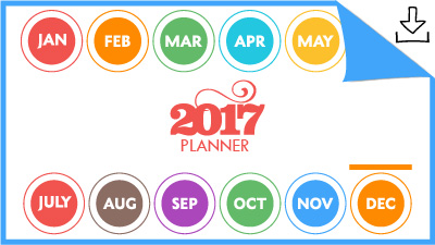 My Monthly Planner: December 2017