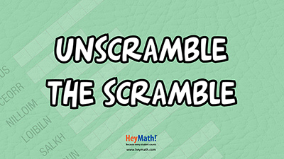 Unscramble the Scramble