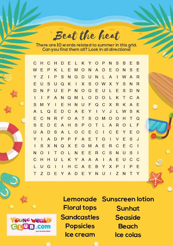 Summer_Wordsearch_Inside - Young World Club