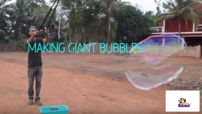 D’Art of Science –  Giant bubbles