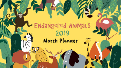 My Monthly Planner: March 2019