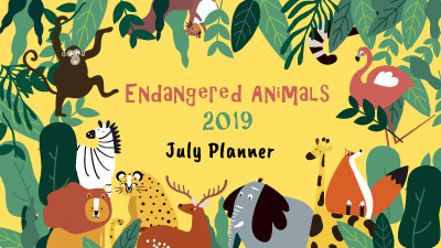 My Monthly Planner: July 2019