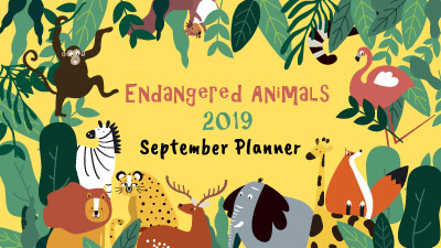 My Monthly Planner: September 2019