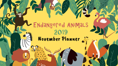 My Monthly Planner: November 2019