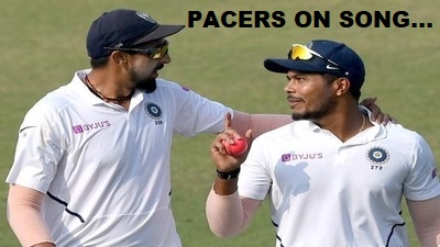 Indian fast bowlers on fire