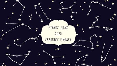 My Monthly Planner: February 2020