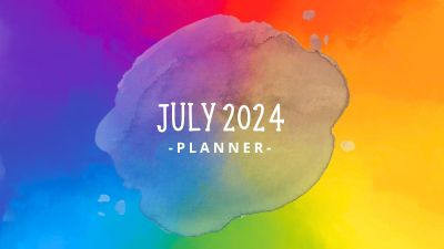 Monthly Planner: July 2024