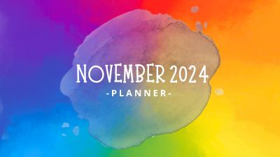 Monthly Planner: November 2024