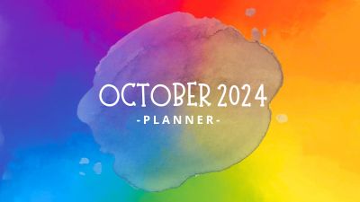 Monthly Planner: October 2024